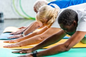 seniors yoga exercise